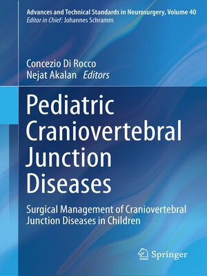 cover image of Pediatric Craniovertebral Junction Diseases